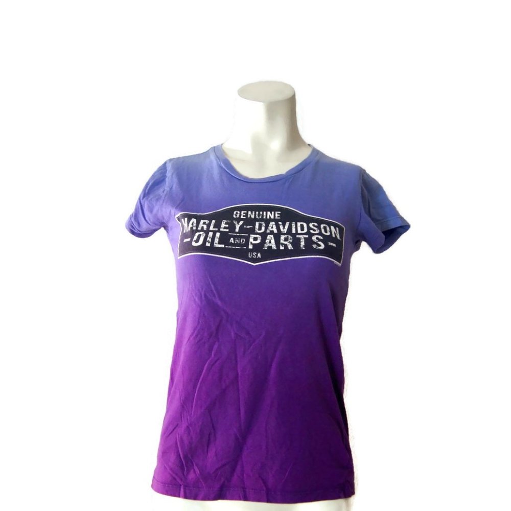 Harley Davidson T-Shirt Womens Small South Dakota Top Made In USA Bravado